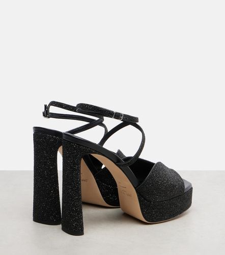 Karli 125 glitter platform sandals - Jimmy Choo - Modalova