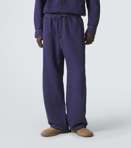 Pantaloni Sonny a gamba larga in cotone e lino - Studio Nicholson - Modalova