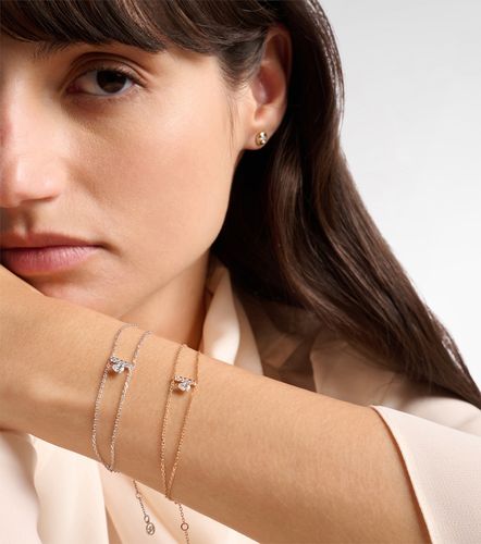 Bracciale Letters in oro rosa 18kt con diamanti - Repossi - Modalova