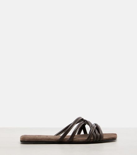 Brunello Cucinelli Leather slides - Brunello Cucinelli - Modalova