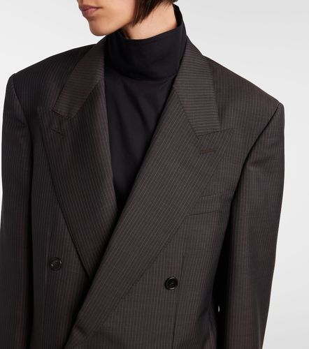 Pinstripe wool and mohair blazer - Gucci - Modalova