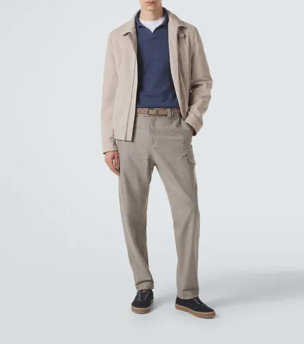 Pullover polo in cashmere - Brunello Cucinelli - Modalova
