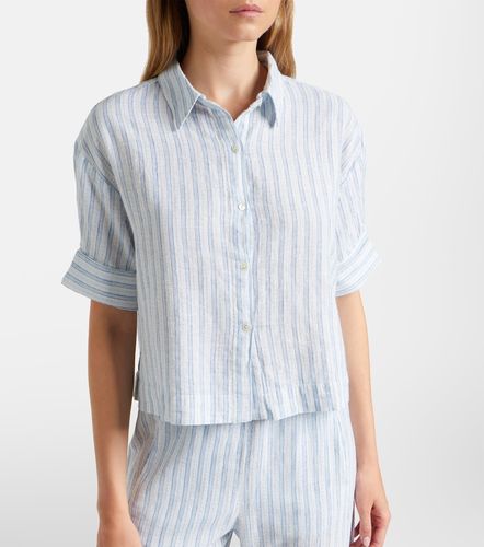 Camicia Greya in cotone e lino a righe - Velvet - Modalova
