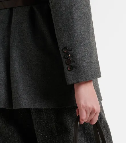 Belted wool and cashmere blazer - Brunello Cucinelli - Modalova