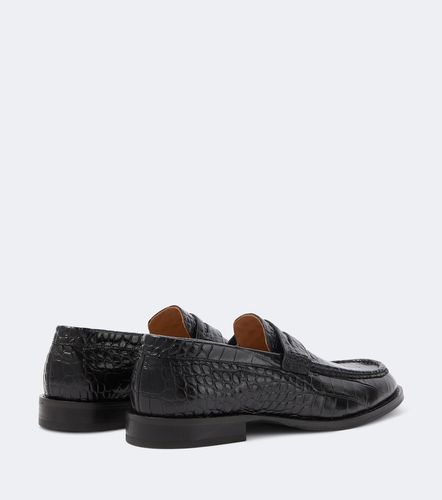 Light croc-effect leather penny loafers - Our Legacy - Modalova