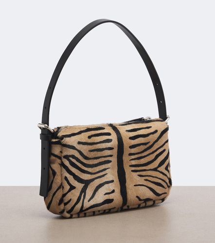Borsa a spalla in cavallino con pelle - Fendi - Modalova