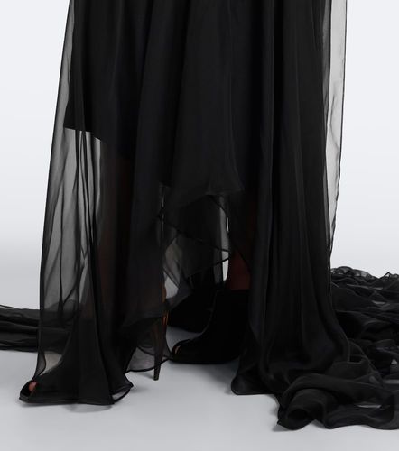 Bustier-Robe aus Seidengeorgette - McQueen - Modalova