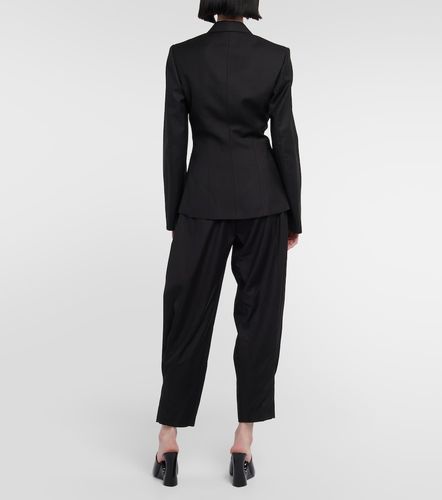 Herringbone wool gabardine blazer - Alaia - Modalova