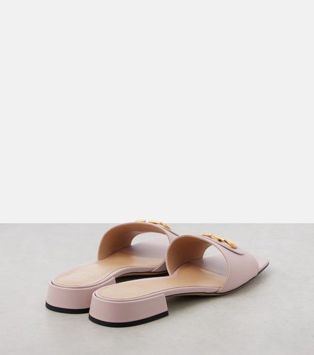 VLogo leather slides - Valentino Garavani - Modalova