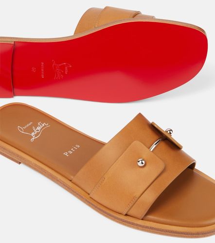 Chambelimule leather slides - Christian Louboutin - Modalova
