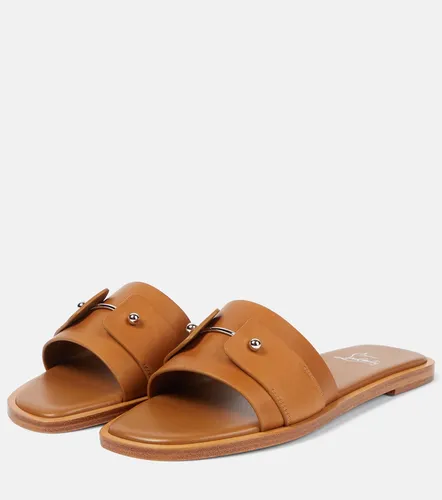 Pantoletten Chambelimule aus Leder - Christian Louboutin - Modalova