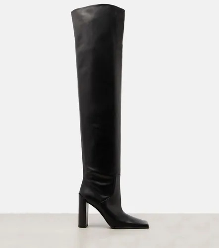Alaia Leather over-the-knee boots - Alaia - Modalova