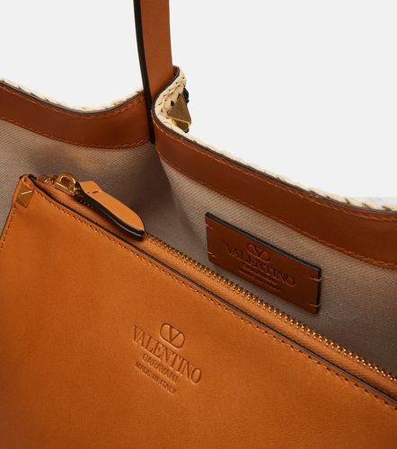 Borsa VLogo Medium in rafia - Valentino Garavani - Modalova