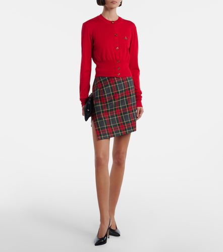 Cardigan cropped Bea in lana e seta - Vivienne Westwood - Modalova