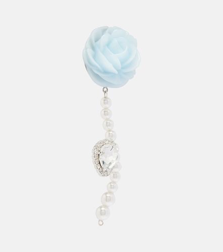 Rose embellished drop earrings - Magda Butrym - Modalova