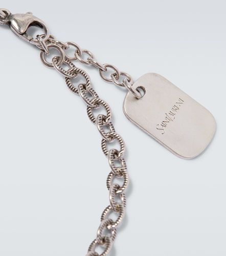 Bracciale a catena con logo - Saint Laurent - Modalova