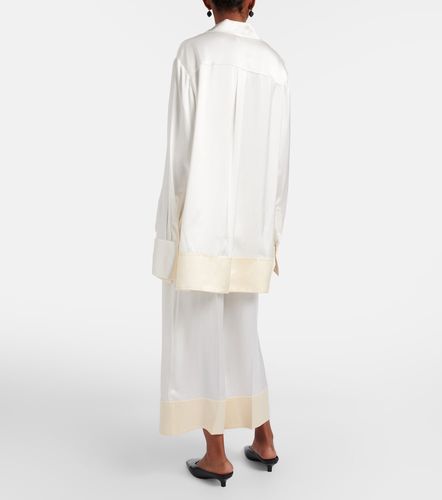 Toteme Cropped satin wide-leg pants - Toteme - Modalova