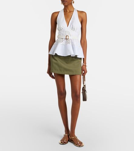 Top peplum in lino e cotone - Self-Portrait - Modalova