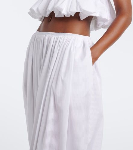 Alaïa Pantalones globo de popelín de algodón a rayas - Alaia - Modalova