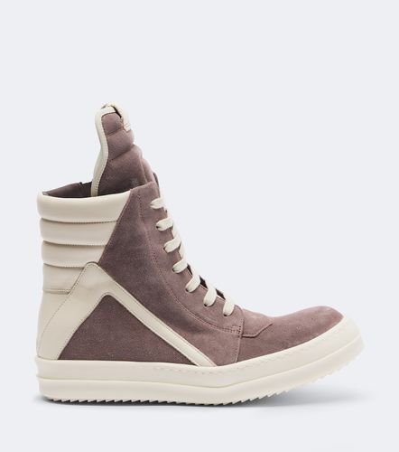 Geobasket suede high-top sneakers - Rick Owens - Modalova