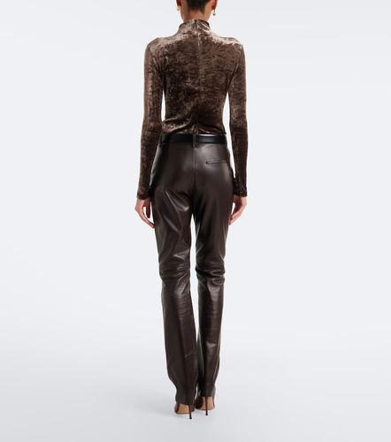 Schmale Hose aus Leder - Ralph Lauren Collection - Modalova