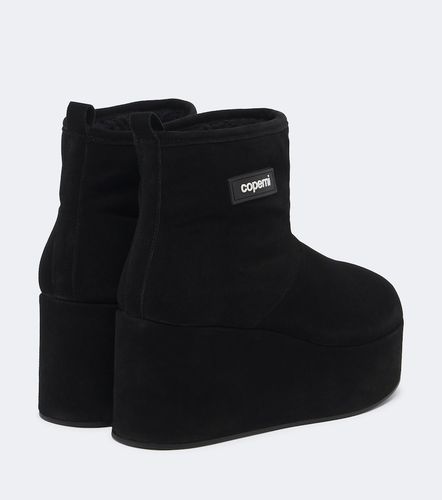 Botas con cuña de ante y borrego - Coperni - Modalova