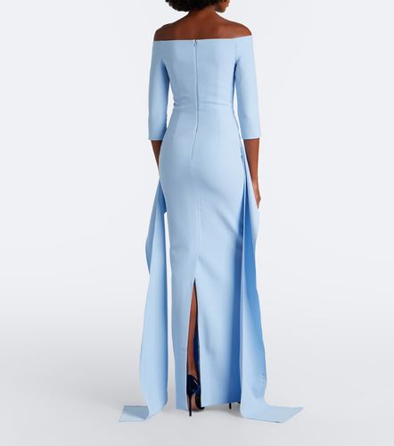 Abito lungo Zetta in crêpe off-shoulder - Safiyaa - Modalova