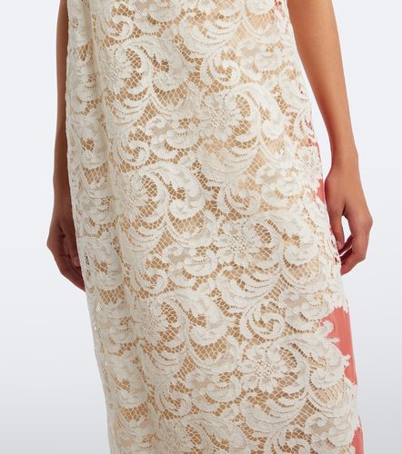 Vestido lencero Nevis con encaje - Khaite - Modalova