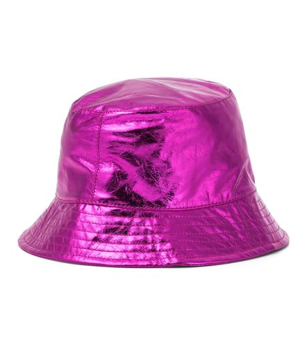 Haley metallic leather bucket hat - Isabel Marant - Modalova