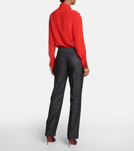 Percheron high-rise wool-blend pants - Blaze Milano - Modalova