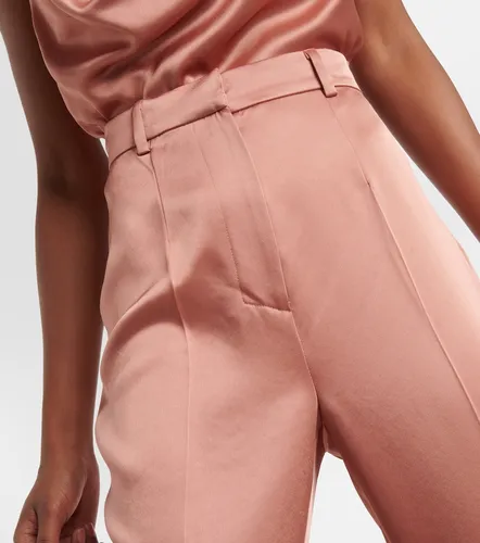 Pantalones rectos Leena de satén - Nanushka - Modalova