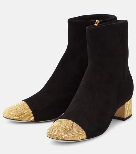 Embellished suede ankle boots - Rene Caovilla - Modalova