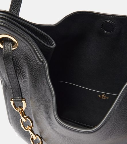 VLogo Moon Medium leather tote bag - Valentino Garavani - Modalova