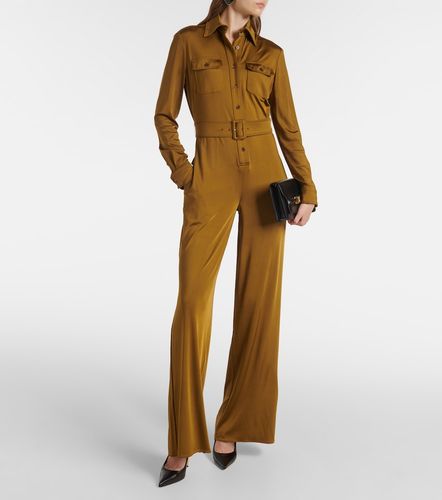 Jumpsuit in jersey di satin - Tom Ford - Modalova