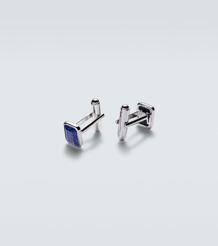 Gemelos de plata de ley con lapislázuli - Mateo - Modalova