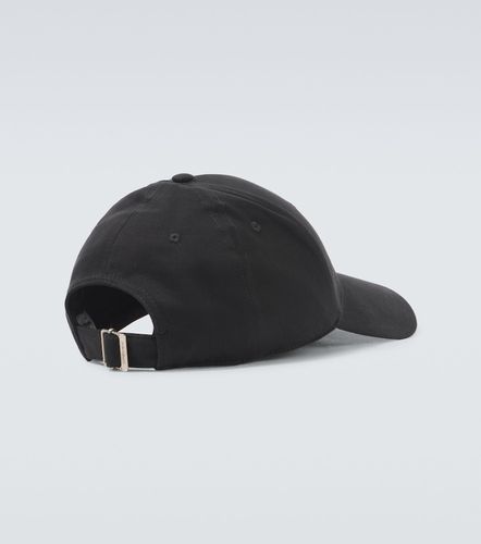 Gorra de gabardina de algodón con parche - Saint Laurent - Modalova