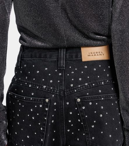 Jeans rectos adornados - Marant Etoile - Modalova