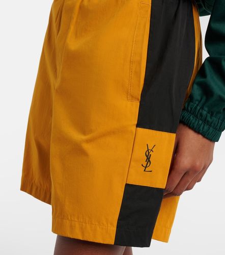 Bermudas Cassandre de algodón - Saint Laurent - Modalova