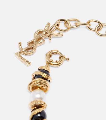 Collana Loulou con perle bijoux - Saint Laurent - Modalova