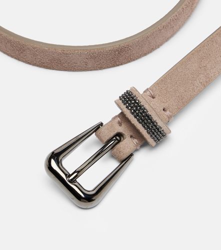 Monili suede belt - Brunello Cucinelli - Modalova