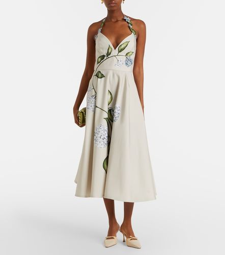 Abito da cocktail in faille floreale - Oscar de la Renta - Modalova