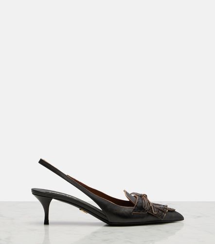 Prada Slingback-Pumps aus Leder - Prada - Modalova