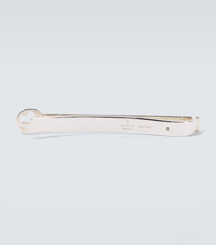 Pasador de corbata de plata de ley 925 con GG - Gucci - Modalova