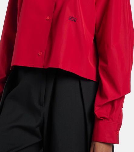 Loewe Camicia cropped in cotone - Loewe - Modalova