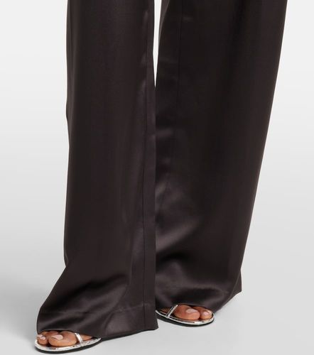 Pantalones anchos de satén de seda - The Sei - Modalova