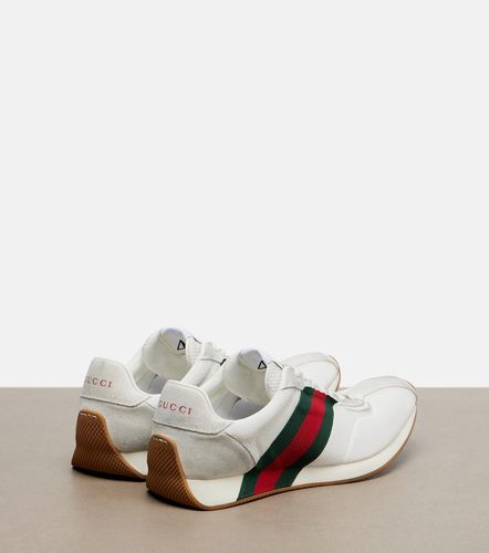 Sneakers Tempo con suede - Gucci - Modalova