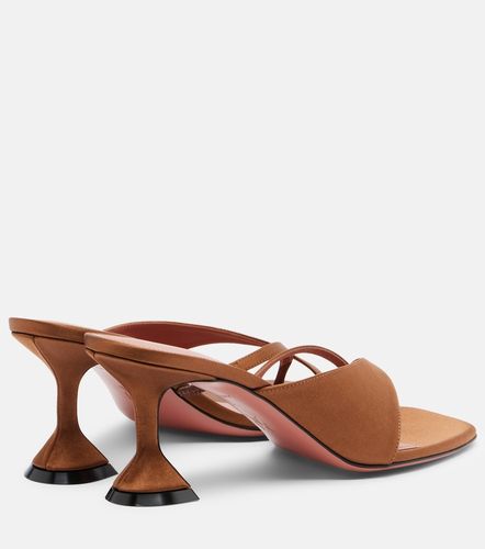 Amina Muaddi Shiona satin sandals - Amina Muaddi - Modalova