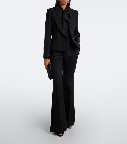 Jacquard wool-blend double-breasted blazer - Nina Ricci - Modalova