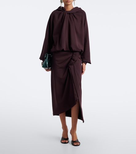 Felpa in jersey di cotone con cappuccio - Dries Van Noten - Modalova