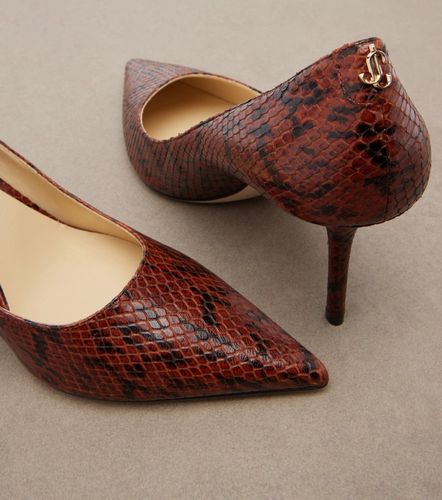 Love snake-effect leather pumps - Jimmy Choo - Modalova